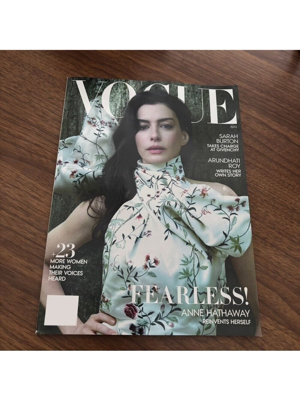 Vogue Magazine August 2025 Issue - Anne Hathaway